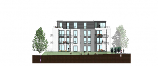 Wohnanlage "Auenhöfe" - Ansicht Süden