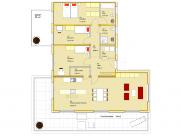 Grundriss Wohnung A7