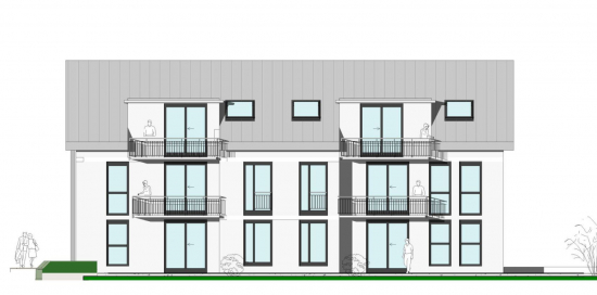 Haus A - Ansicht Süd/West