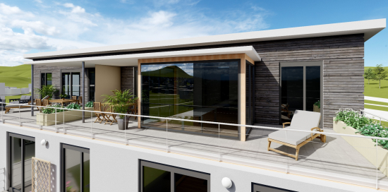 Neubauprojekt S42 - Visualisierung Penthaus