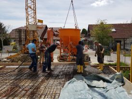 Betonieren der EG Decke - 12.05.2017