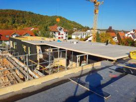 Versetzen der Dachelemente - 11.10.17