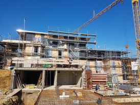 Rohbau Haus A - 01.10.19