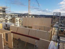 Aufrichten Haus B - 07.12.2019