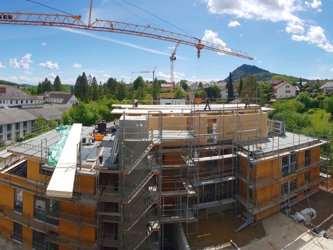 Aufrichten Haus B PH2 - 04.05.2019