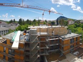 Aufrichten Haus B PH2 - 04.05.2019