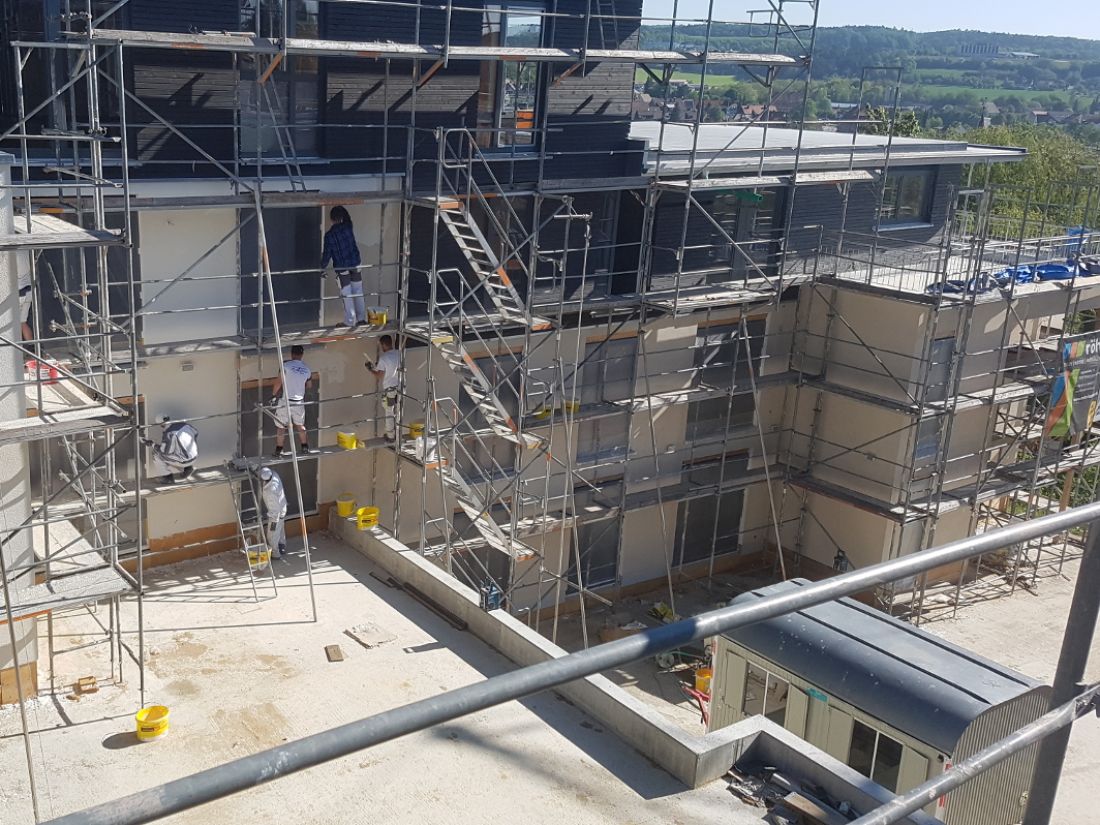 Außenputz Haus A - 08.05.2020