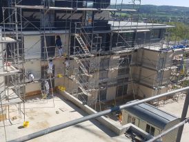 Außenputz Haus A - 08.05.2020